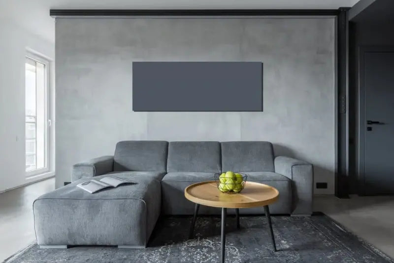 Infrared panel on the wall as main heating