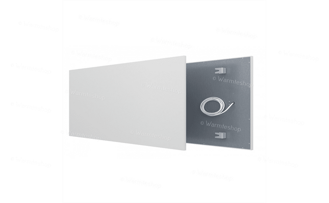 Ecaros 1000 watt infrarood verwarming in metaal, biedt krachtige en efficiënte verwarming met een robuuste constructie.