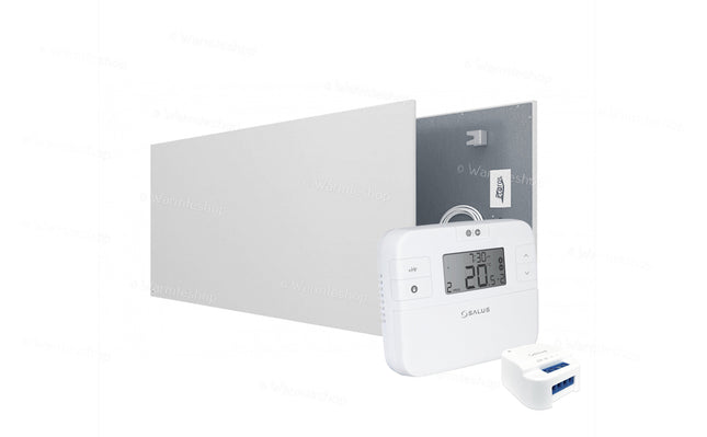 Set Ecaros Infrared Panel Metal - 1250 watt - salle de bain 10 à 12 m²