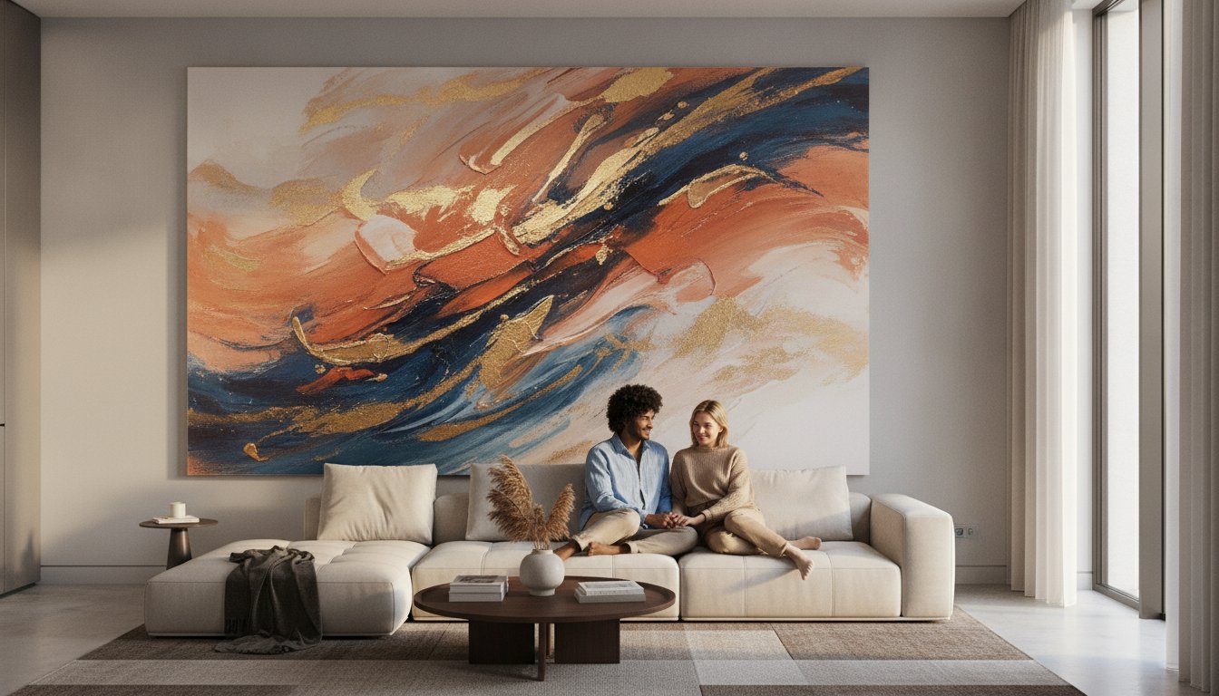 Infrarood paneel als schilderij: de perfecte combinatie van kunst en warmte