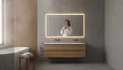 Miroir infrarouge avec éclairage et chauffage : l’accessoire ultime pour votre salle de bain