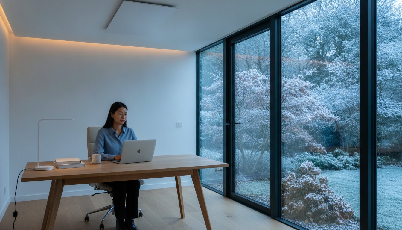 Chauffage infrarouge pour bureau de jardin : un confort et une efficacité de travail optimaux en 2026