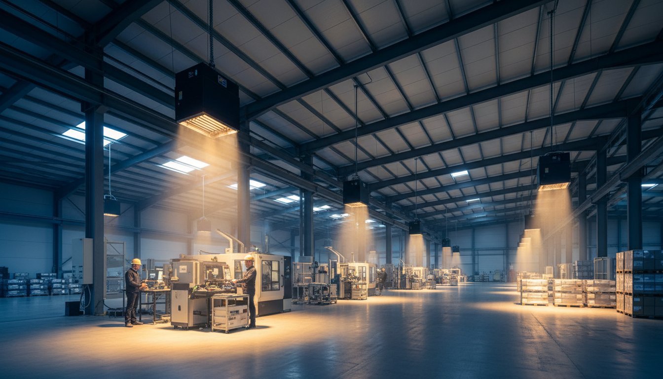 Industrielle Infrarotheizungen: Der vollständige Leitfaden für effiziente Hallenheizung im Jahr 2026