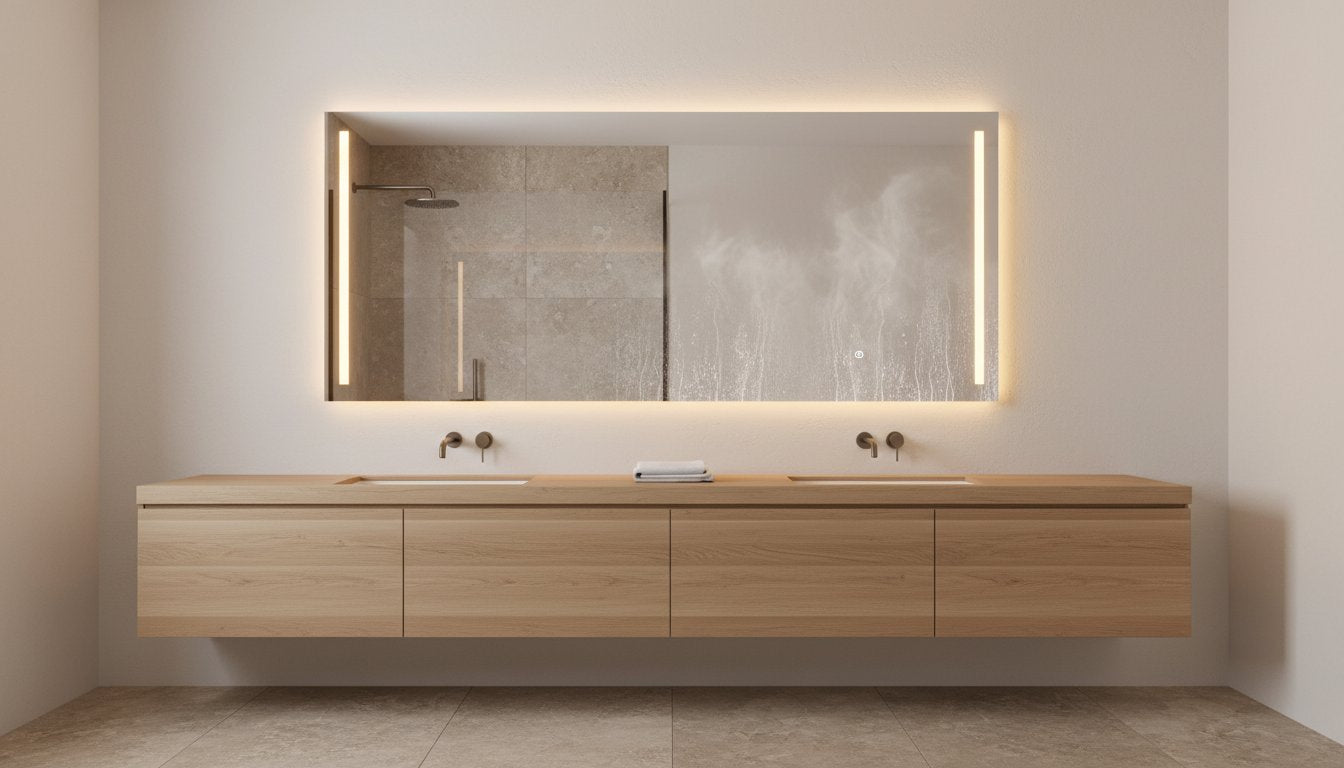 Podgrzewane lustro z oświetleniem: najwyższy luksus do Twojej łazienki w 2026 roku