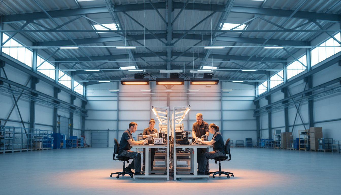 Industriële verwarming: Efficiënte en duurzame oplossingen voor grote ruimtes