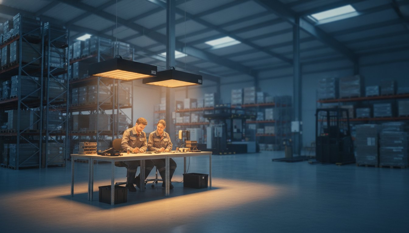 Bedrijfshal verwarmen met infrarood: de slimme weg naar comfort en besparing