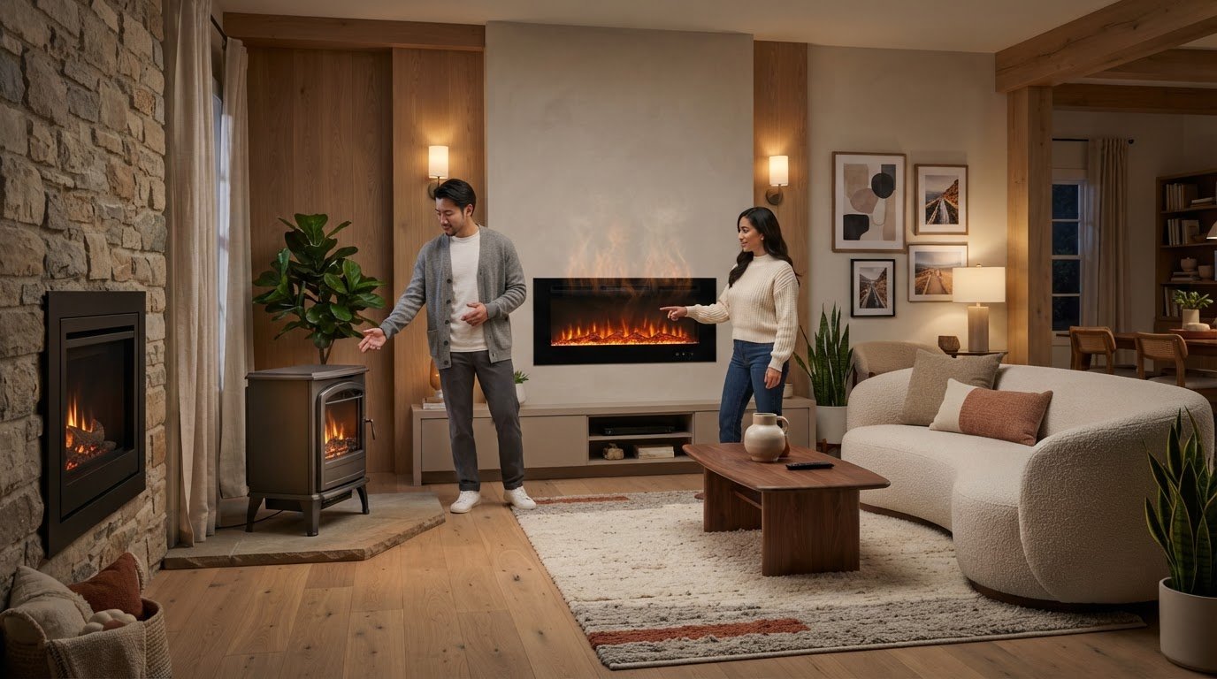 Elektrische haard met verwarming: zo kies je de juiste haard in 2026