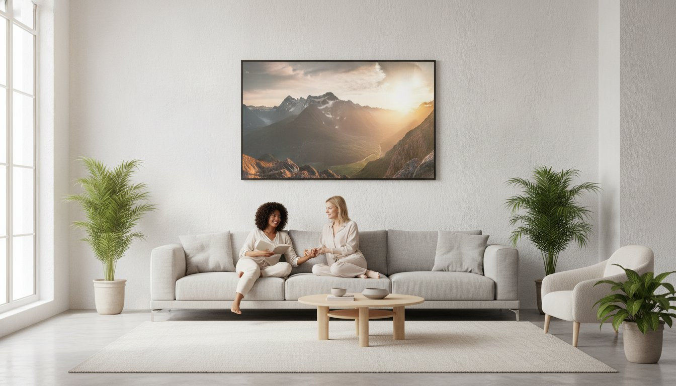 Infrarood paneel met eigen foto: jouw mooiste herinnering als duurzame warmtebron