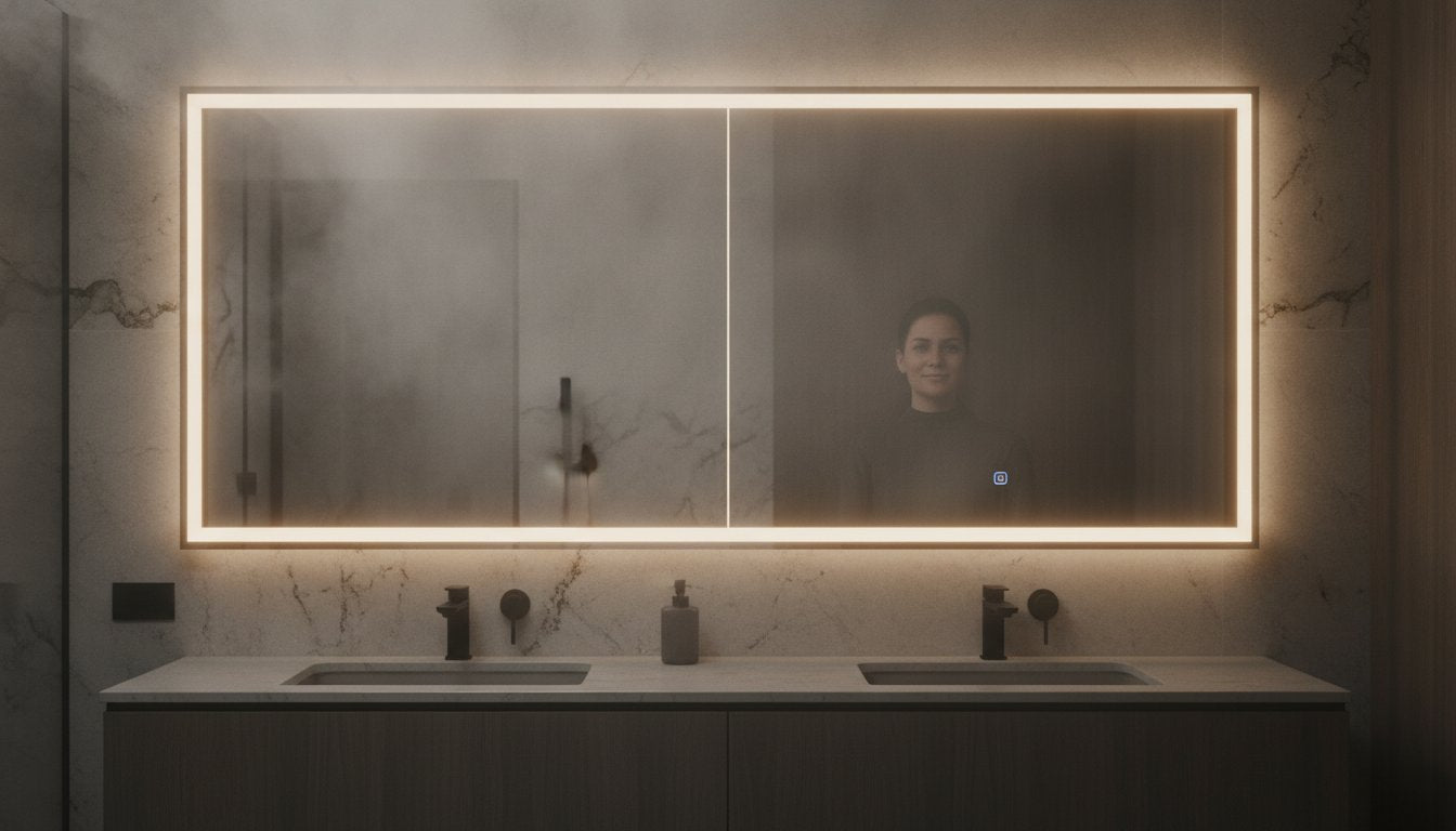 Infrarood spiegel badkamer: de complete gids voor condensvrij comfort