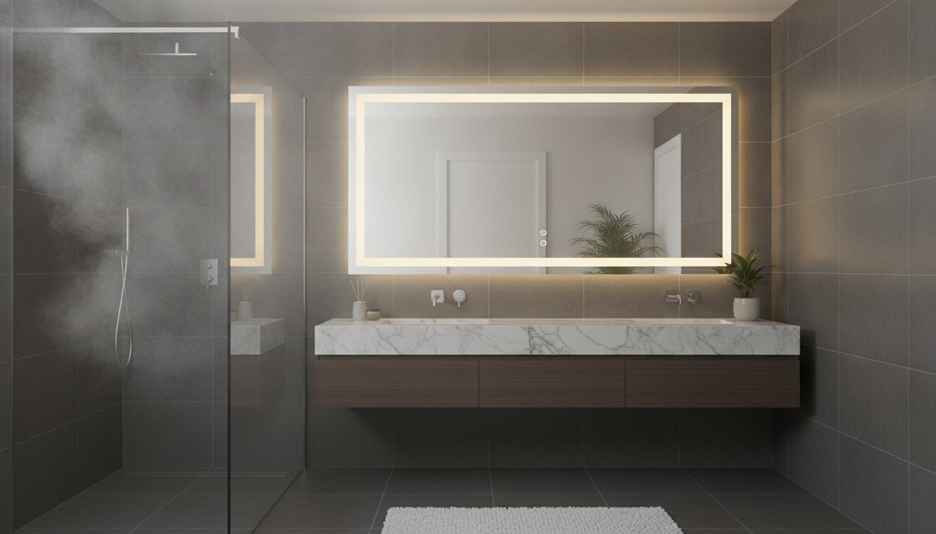 Infrarood spiegelverwarming installeren: de complete gids voor een stoomvrije badkamer
