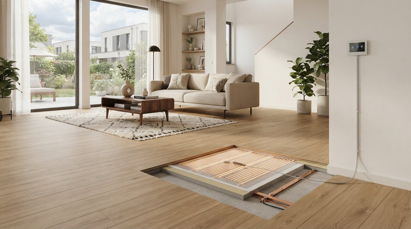Infrared underfloor heating set: costs and choices for the home
