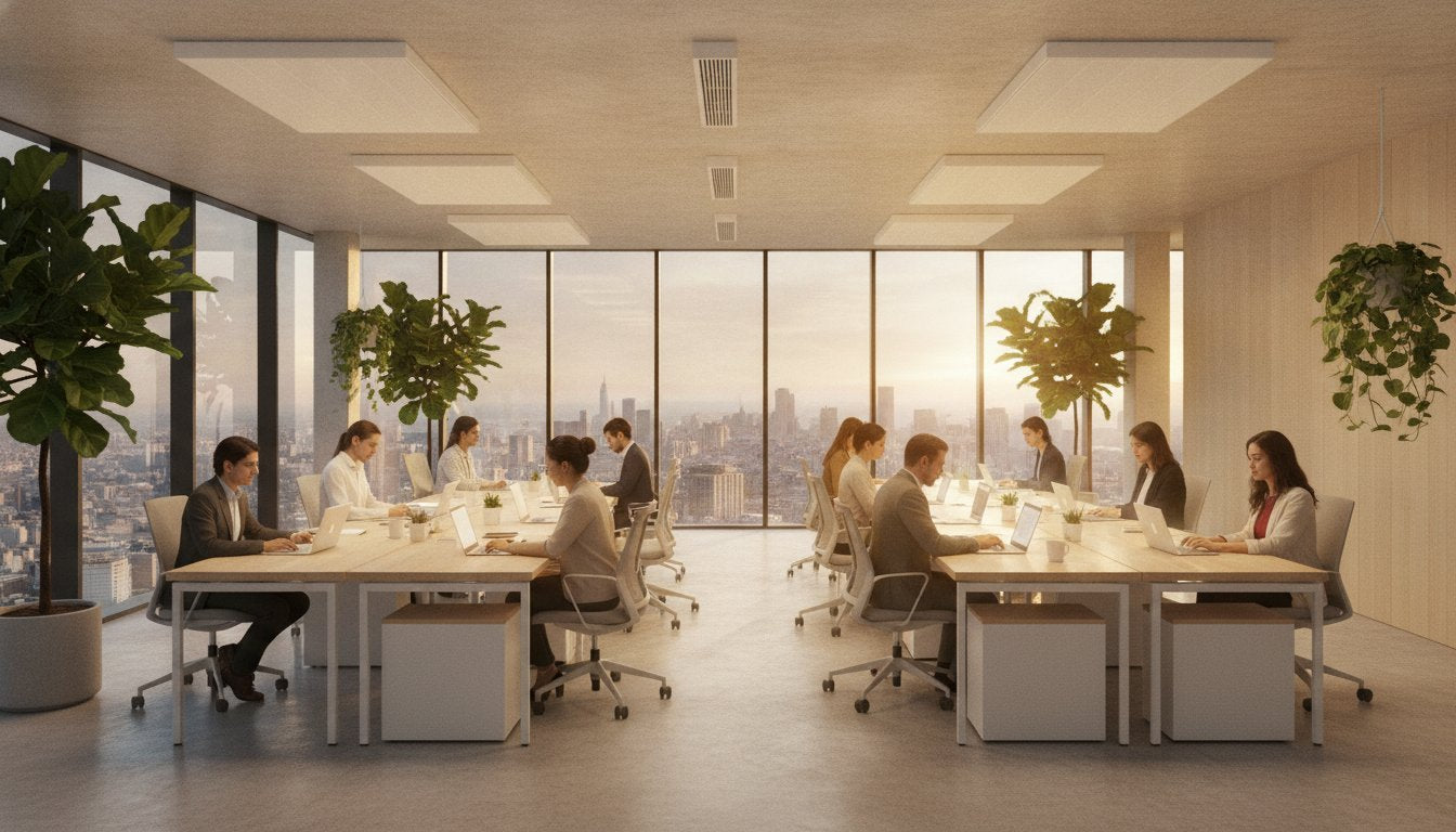 Kantoor verwarmen met infrarood: de slimme weg naar comfort en focus