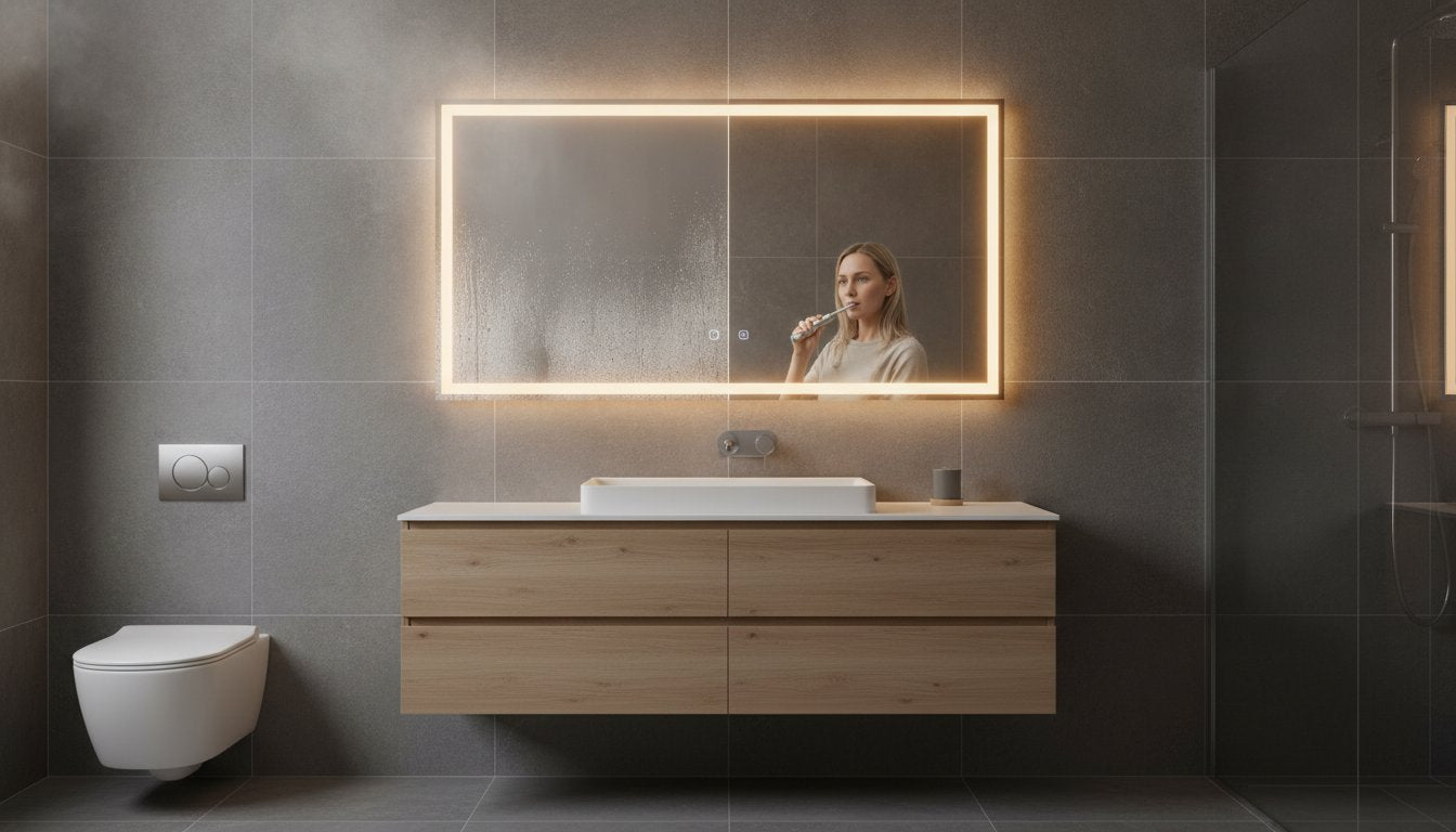 Spiegel anti condens: de complete koopgids voor een heldere badkamer in 2026