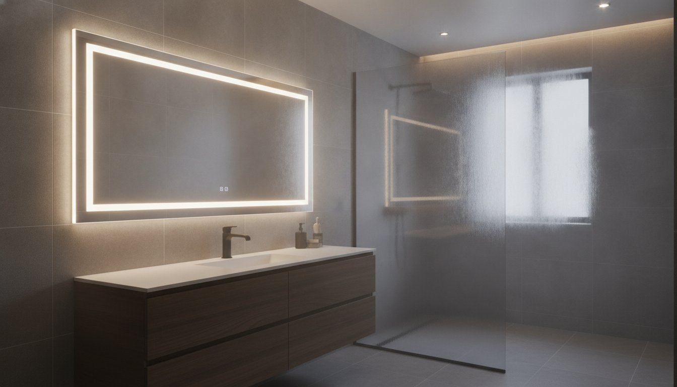 Acheter un miroir chauffant en 2026 : le guide complet pour une salle de bain sans condensation