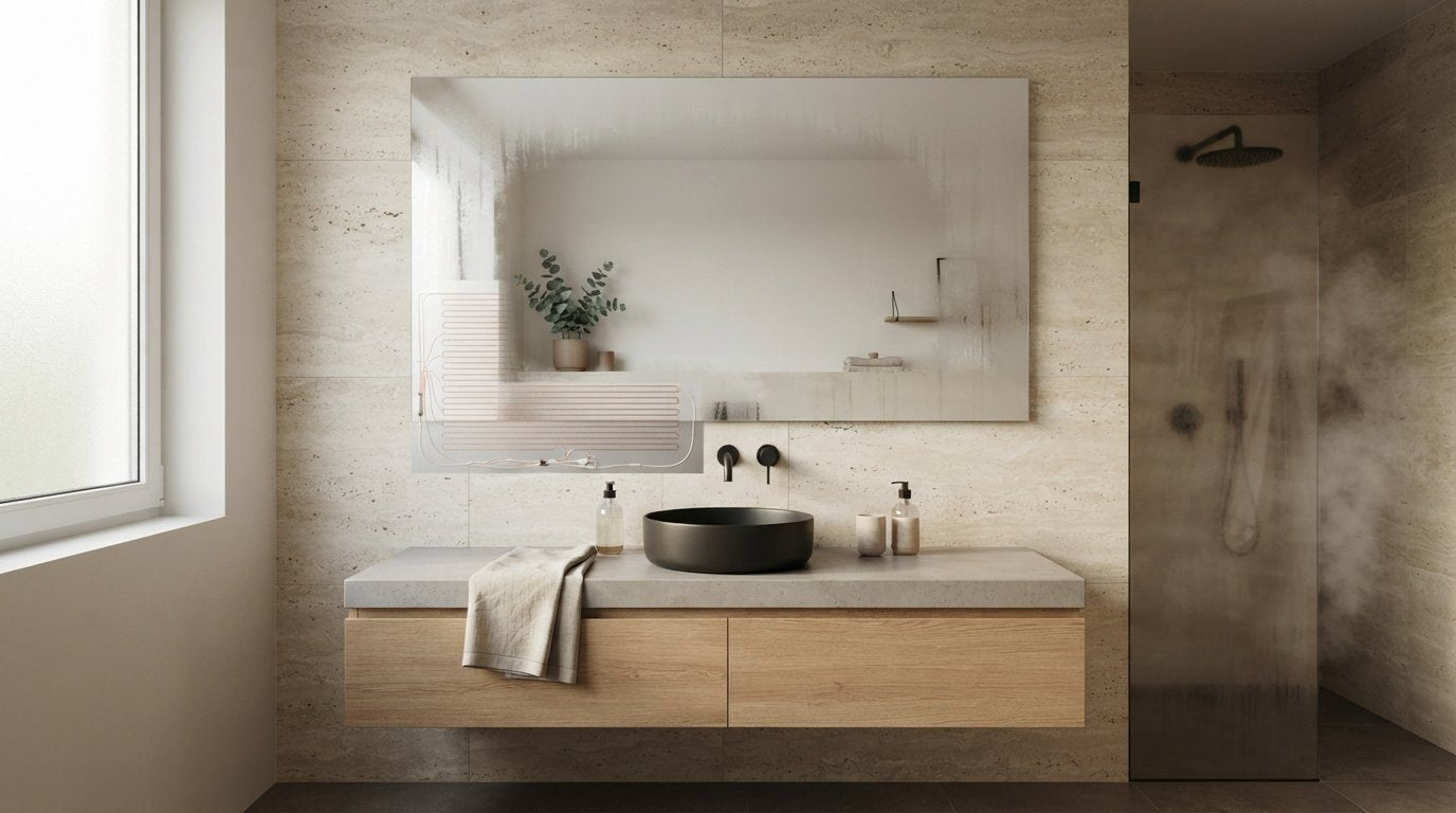 Acheter un miroir chauffant en 2026 : le guide d’achat complet pour une salle de bain sans condensation