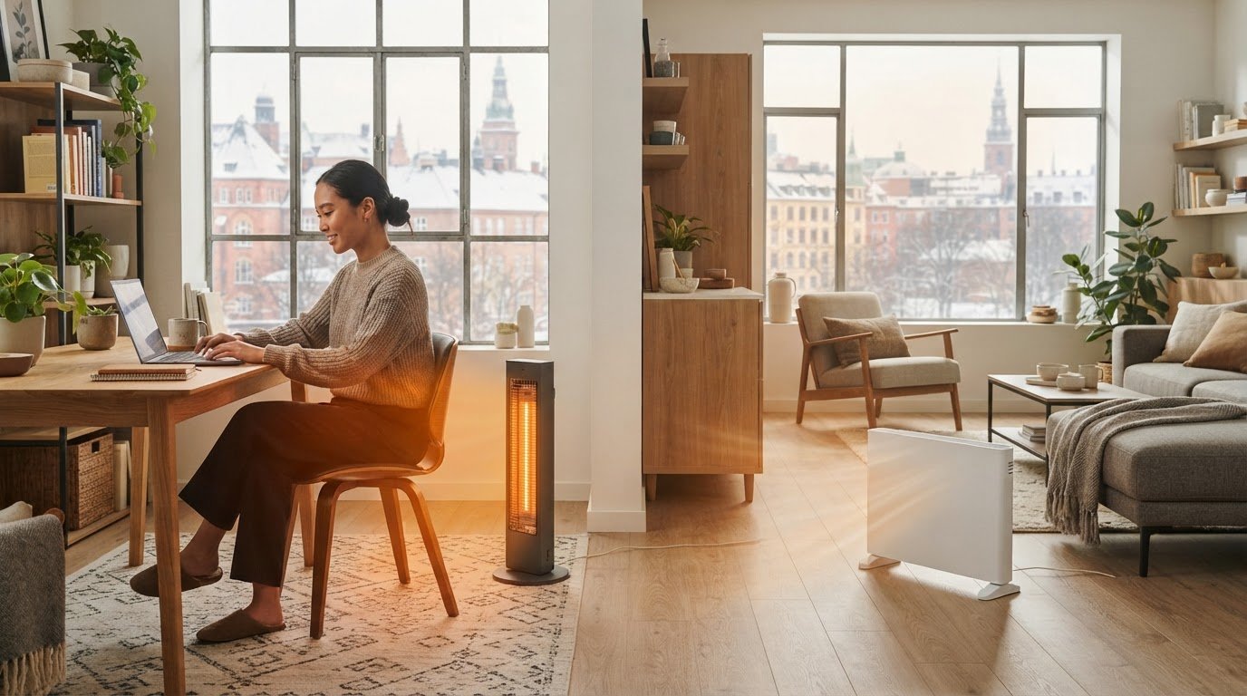 Verplaatsbare elektrische verwarming: welke oplossing past bij jou?