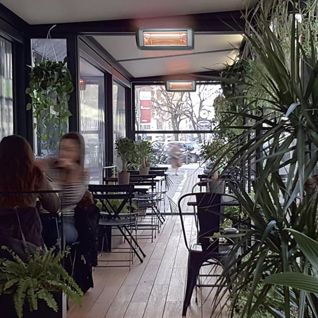 دفيئة التدفئة بالأشعة تحت الحمراء - متجر التدفئة