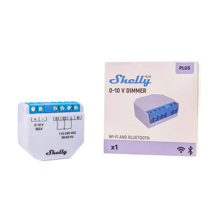 Shelly Plus 0-10V Dimmer – Slimme WiFi dimmer voor professionele LED-drivers