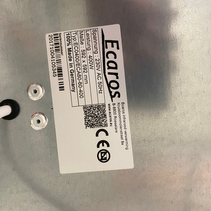 Ecaros Panneau infrarouge métal - 400 Watt
