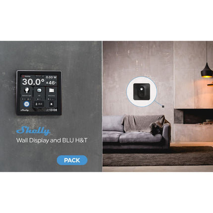 Shelly Wall Display Pack met Blu H&T Black