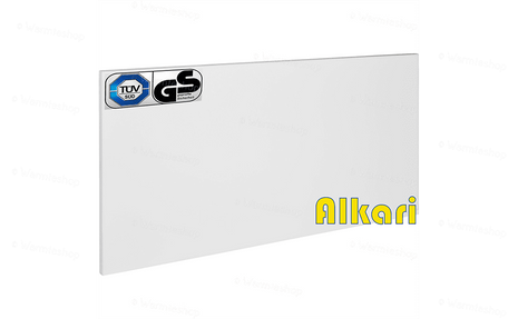 Alkari metalen 600 watt paneel aan -30% in onze outlet afdeling.
