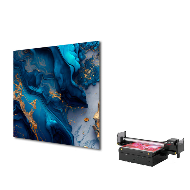 Ecaros 400 watt infrared panel with print, offers efficient heating and a decorative design.