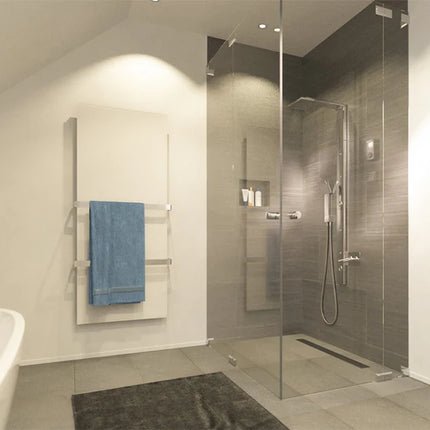 Welltherm Dual-Zone Handdoekdroger BPPB Serie - Wit metaal