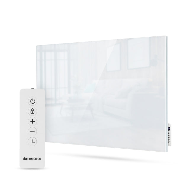 Termofol GW500 White glass infrared panel