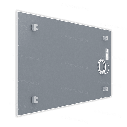 Rückseite des Welltherm PB0510 Infrarotpaneels aus Metall – 510 Watt