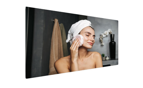 Ecaros Infrared panel white satin glass - 1000 Watt
