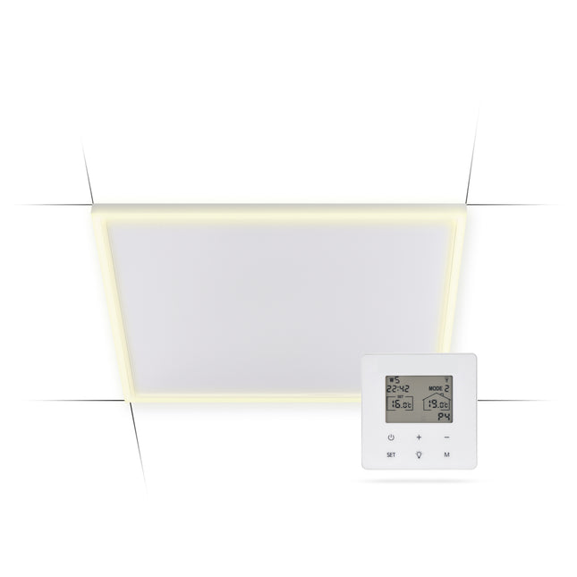 Pannello a infrarossi Termofol TF-SP400 con illuminazione LED e termostato