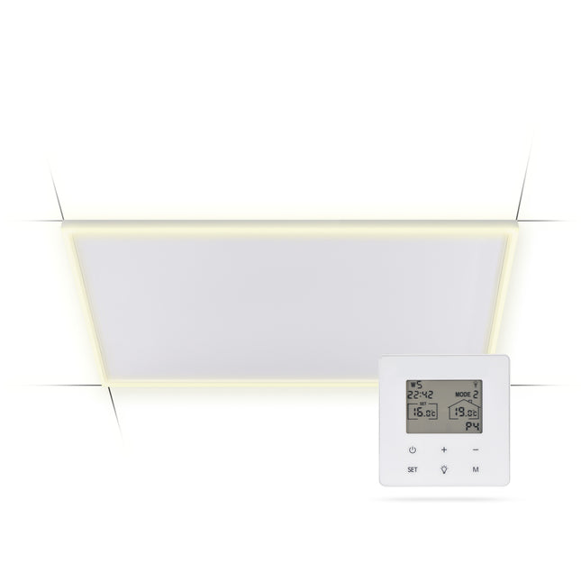 Pannello a infrarossi Termofol TF-SP800 con illuminazione LED e termostato