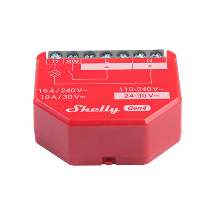 Shelly 1PM Gen4 – Slimme schakelaar met energiemeting