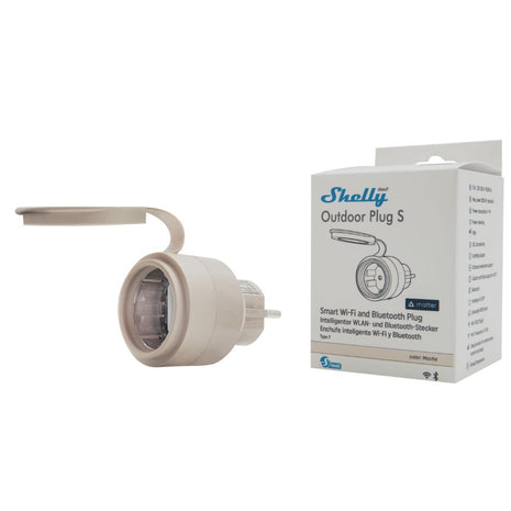 Shelly Outdoor Plug S Gen3 – Slimme buitenstekker met Matter