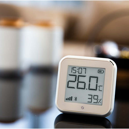 Shelly H&T Gen 3 White – Slimme temperatuur- en luchtvochtigheidssensor