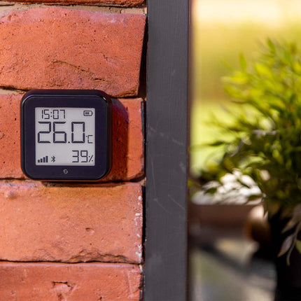 Shelly H&T Gen 3 White – Slimme temperatuur- en luchtvochtigheidssensor