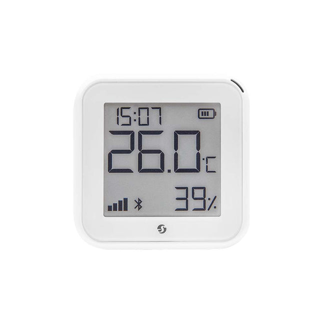 Shelly H&T Gen 3 White – Slimme temperatuur- en luchtvochtigheidssensor