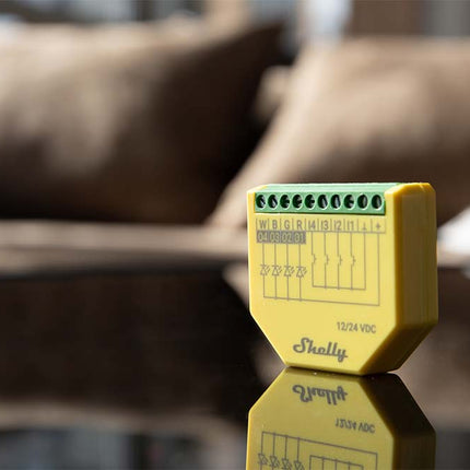 Shelly Plus RGBW PM – Slimme WiFi LED Controller met Verbruiksmeting