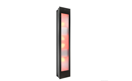 Sunshower wellness douche-element met infrarood en gezandstraald glas