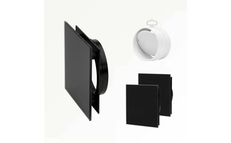 Sunshower Ventilatieroosters Set (2 stuks) – Zwart- 13 x 13 cm (kopie)