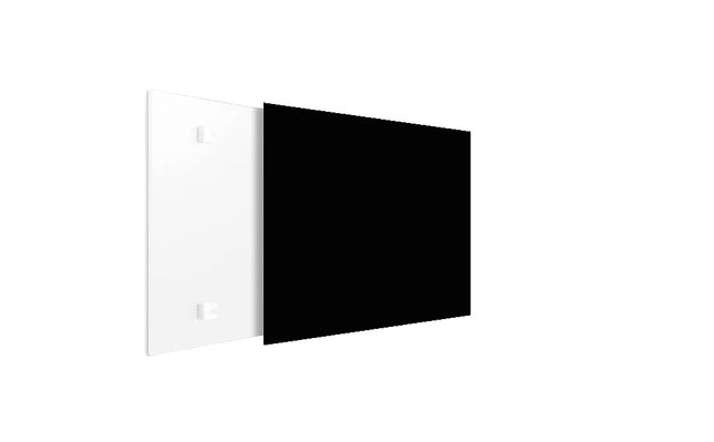 Ecaros Infrared panel white satin glass - 1000 Watt