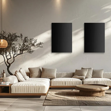 Ecaros Infrared panel white satin glass - 1000 Watt