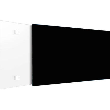 Ecaros Infrared panel white satin glass - 1000 Watt