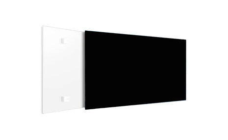 Ecaros Panneau infrarouge verre satiné blanc - 1000 Watt