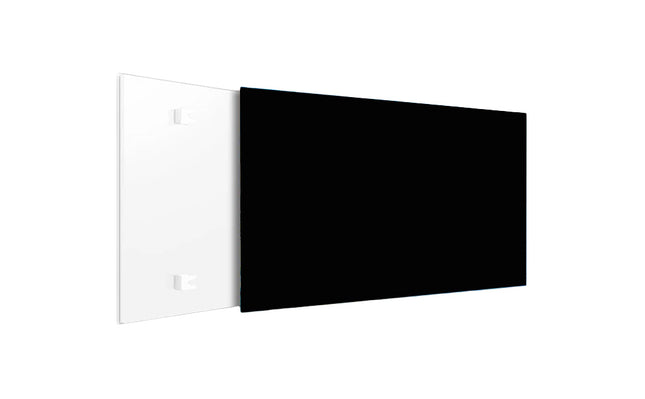 Ecaros Infrared panel white satin glass - 1000 Watt