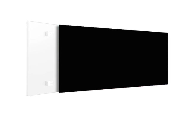 Ecaros Infrared panel white satin glass - 1000 Watt