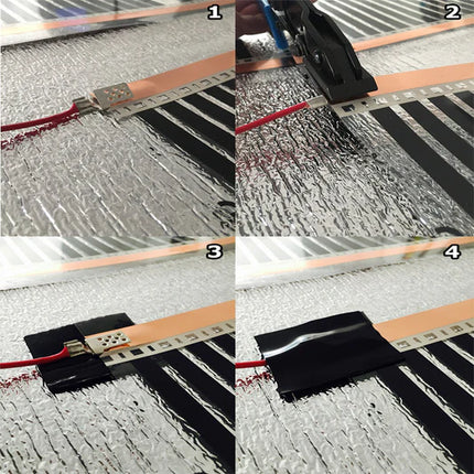 Termofol TF-CC Krokodillenklem voor Verwarmingsfolie