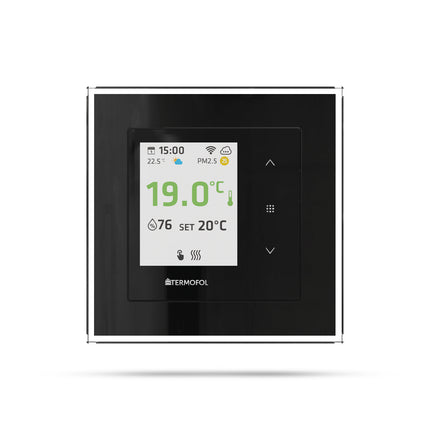 TERMOFOL TF-H7-BLACK WiFi Touch Thermostaat