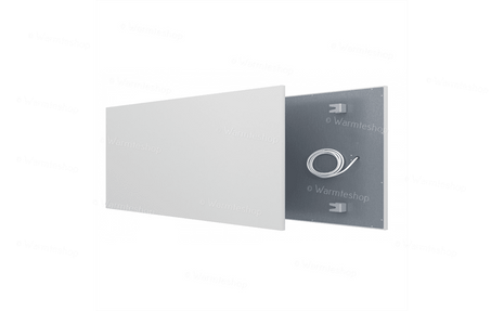 Ecaros 1000 watt infrarood verwarming in metaal, biedt krachtige en efficiënte verwarming met een robuuste constructie.