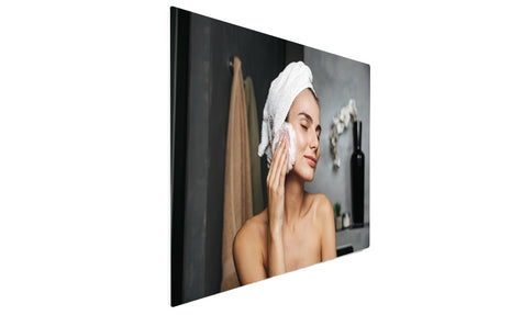 Ecaros Infrared panel white satin glass - 1000 Watt